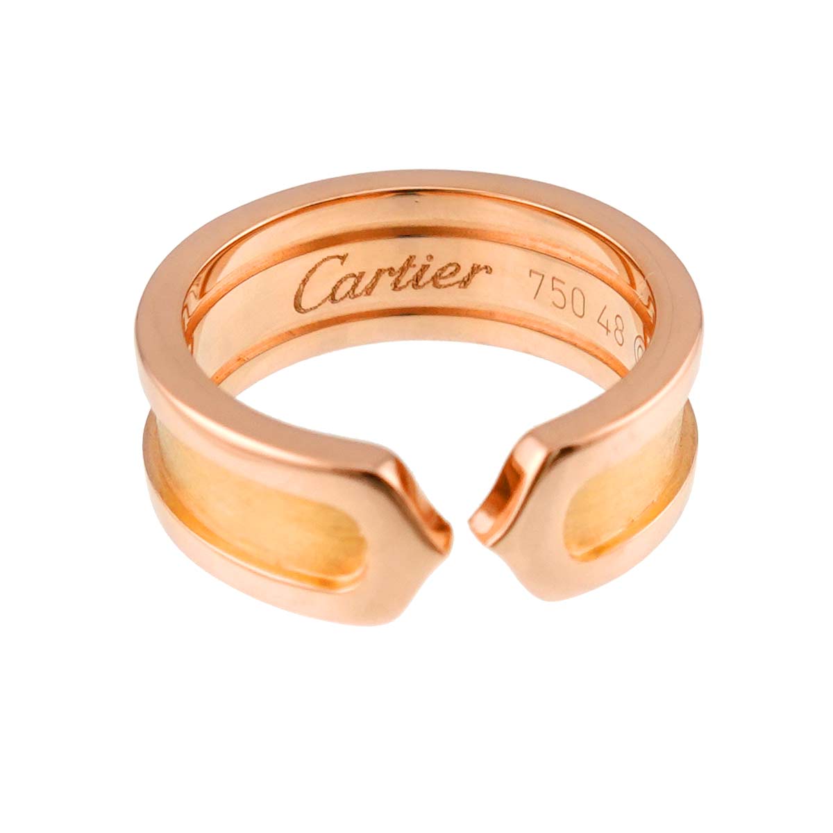 C2 SM Ring 18K PG 750 size48 4.5(US)