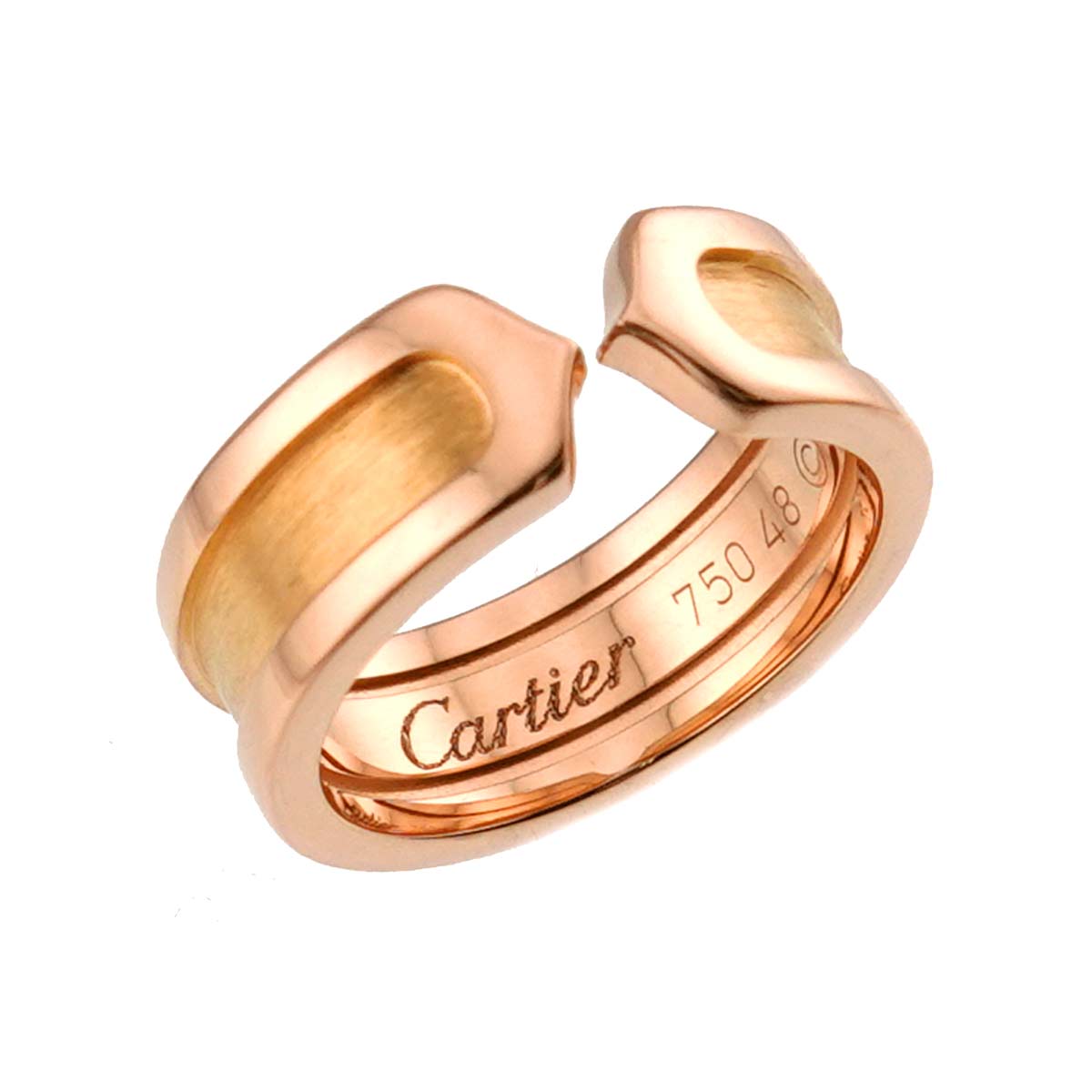 C2 SM Ring 18K PG 750 size48 4.5(US)