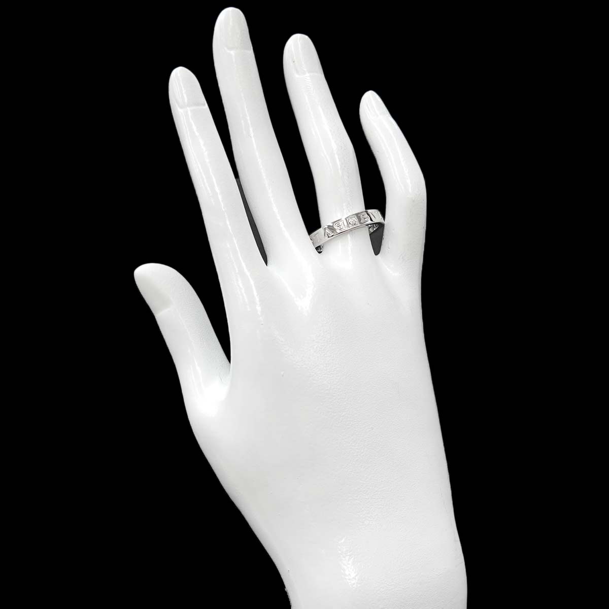 B-ZERO1 Diamond 1P Ring 18K WG 750 size8.75(US)