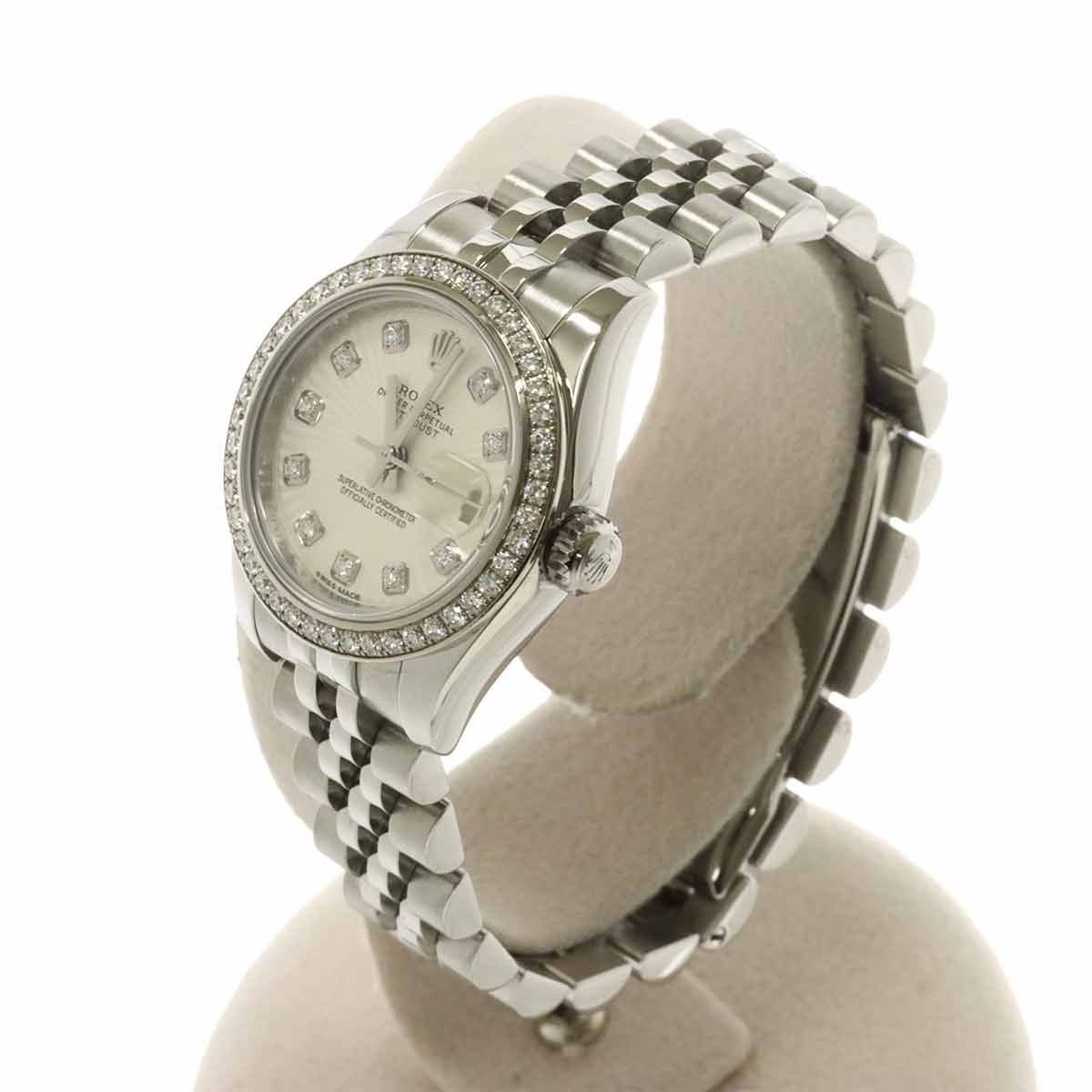 Datejust 179384G serial Random Date Diamond 750 WG Ladies Silver