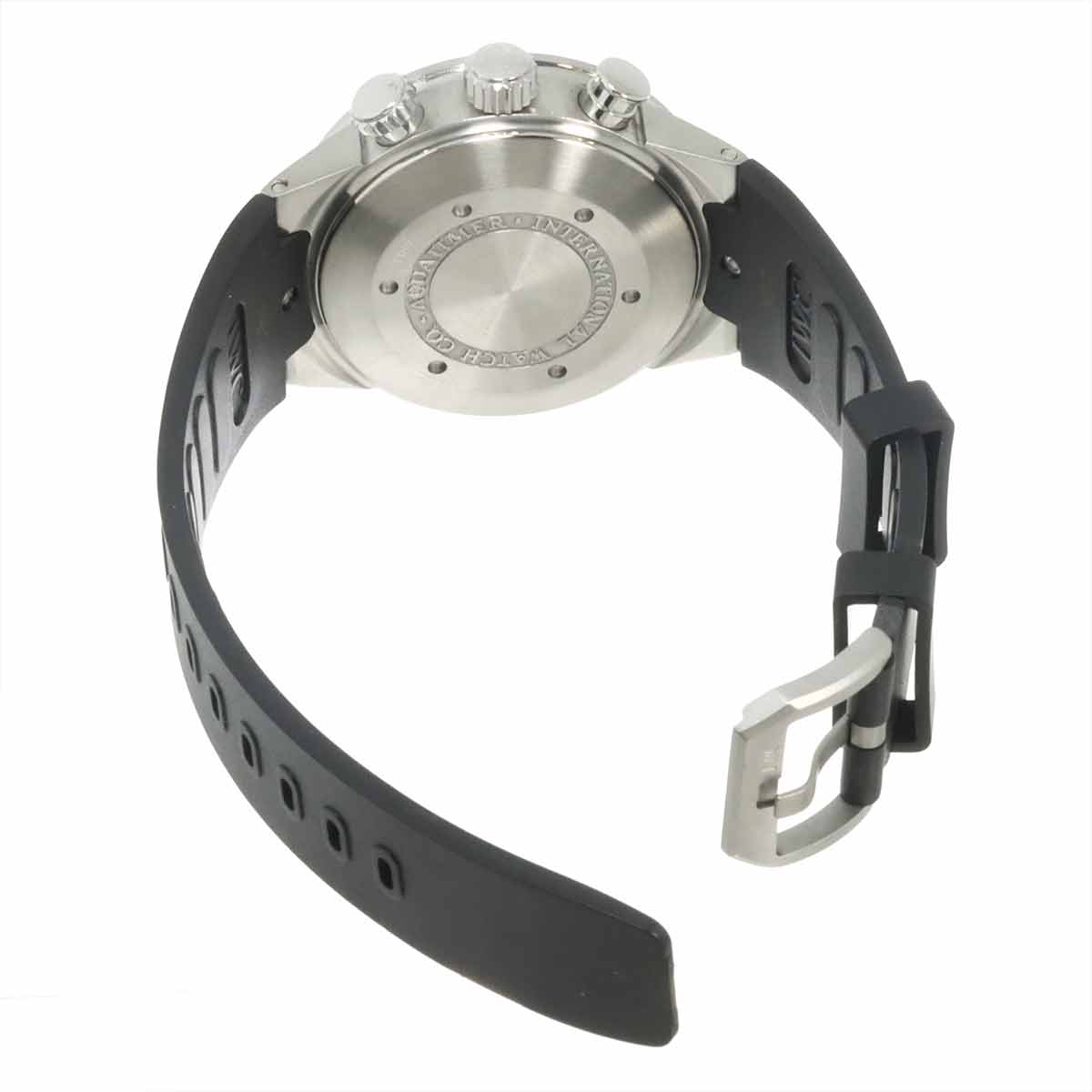 Aquatimer Chronograph IW371928 Automatic Black Dial Mens Watch