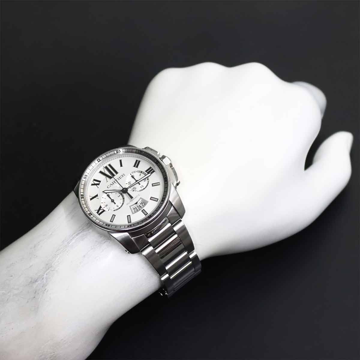 Calibre de Cartier AW7100045 Automatic Chronograph Mens Watch
