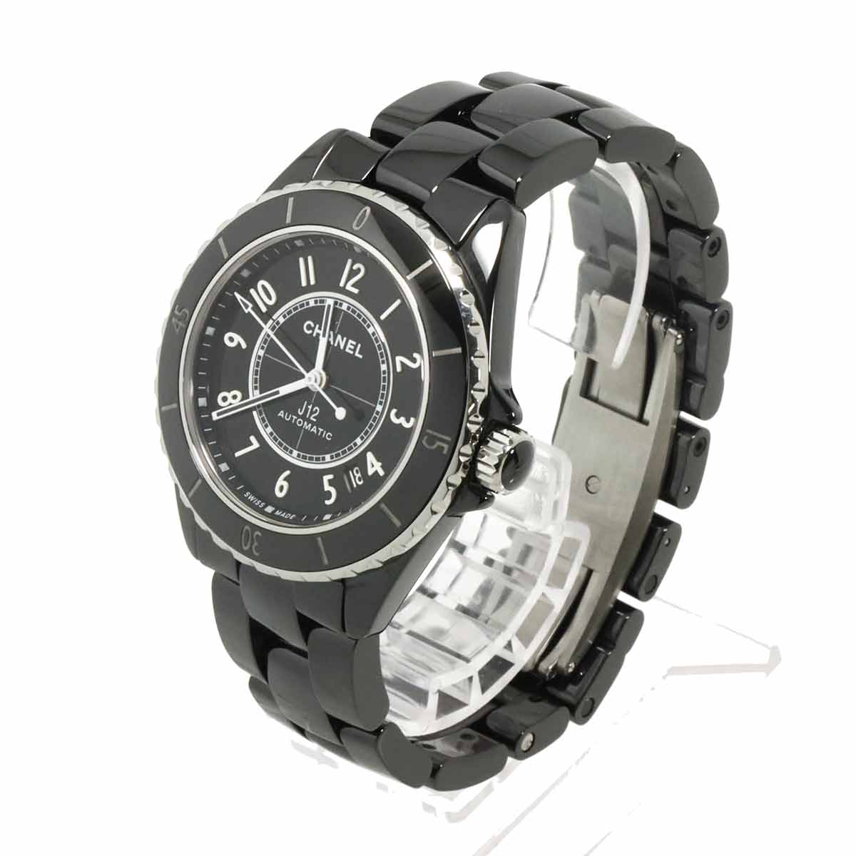 J12 H5697 Automatic Date Black Dial Mens Watch