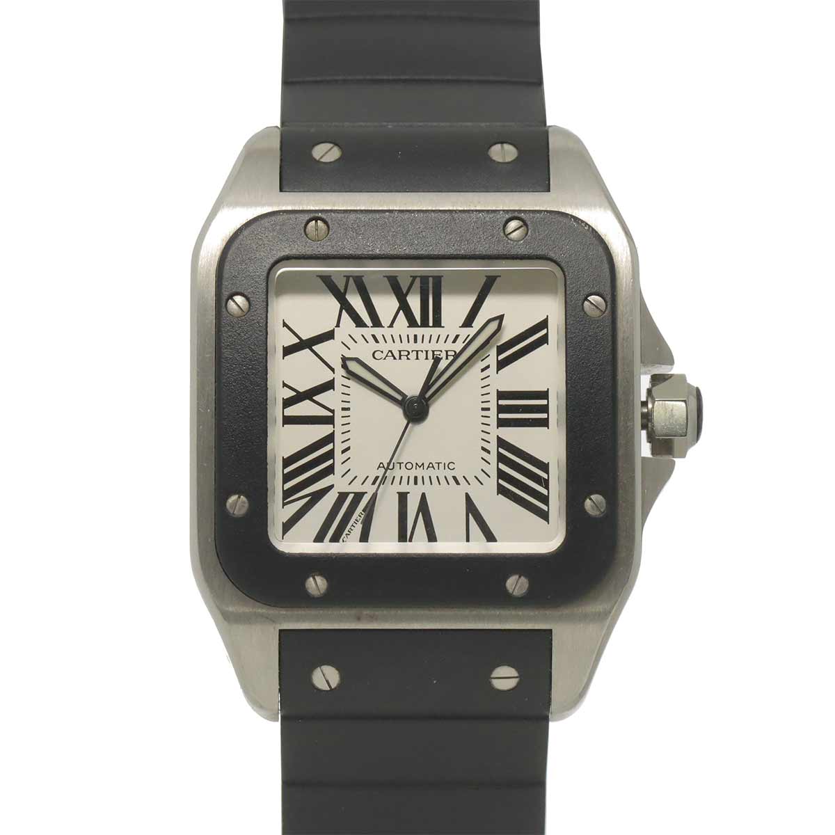 Santos 100 LM W20121U2 Automatic Silver Dial mens Watch