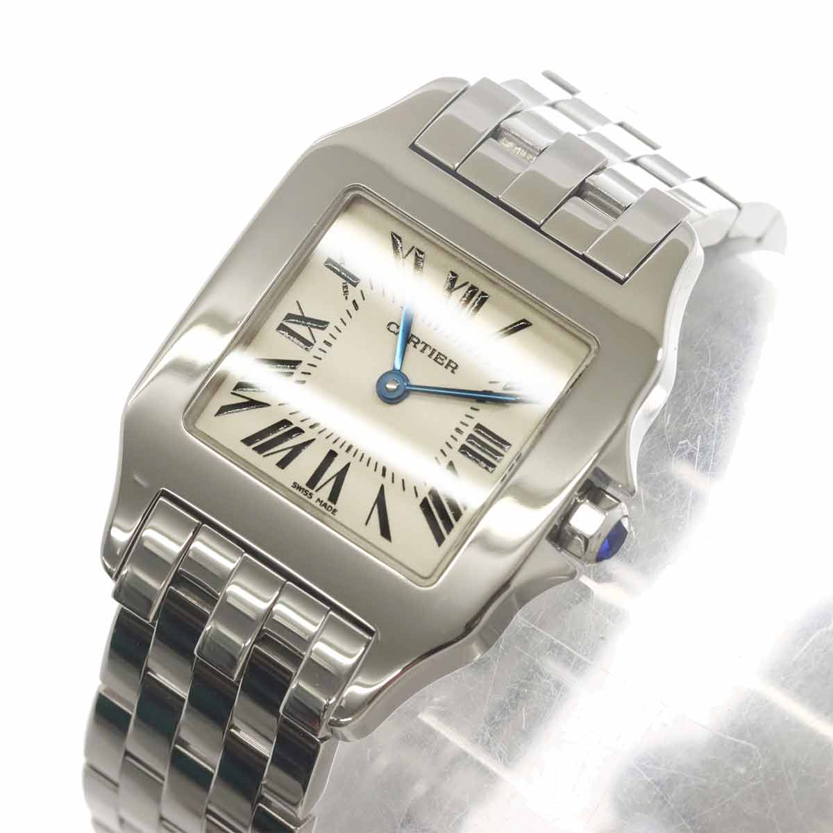 Santos Demoiselle LM W25065Z5 Quartz Silver Dial Boys watch