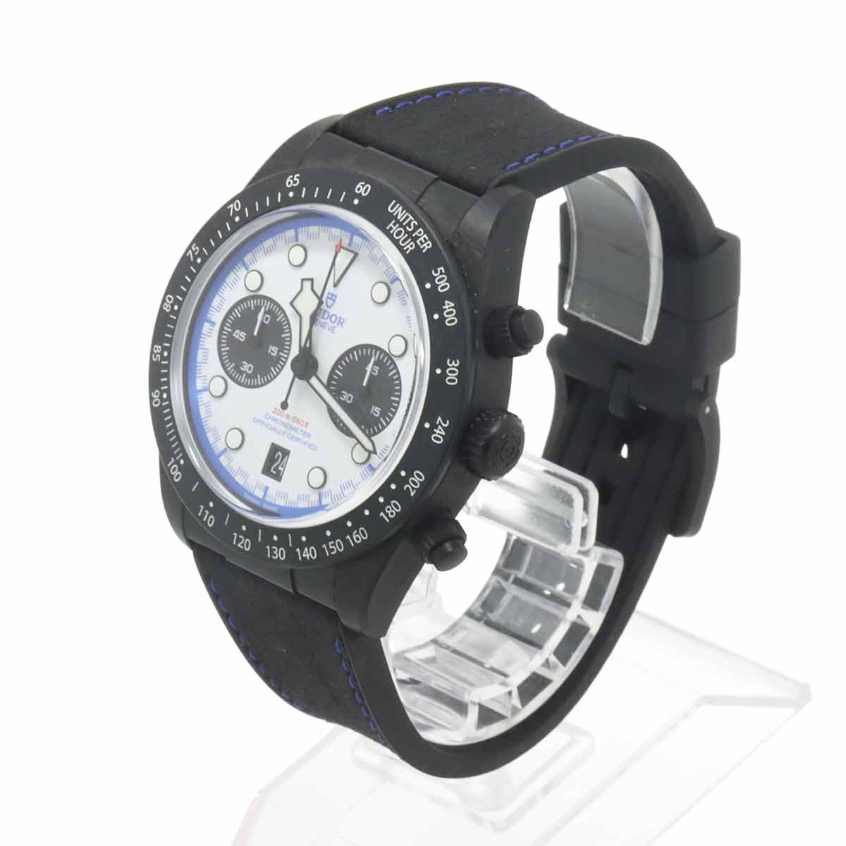 Black Bay Chronograph 79377KN Automatic White Dial Mens Watch