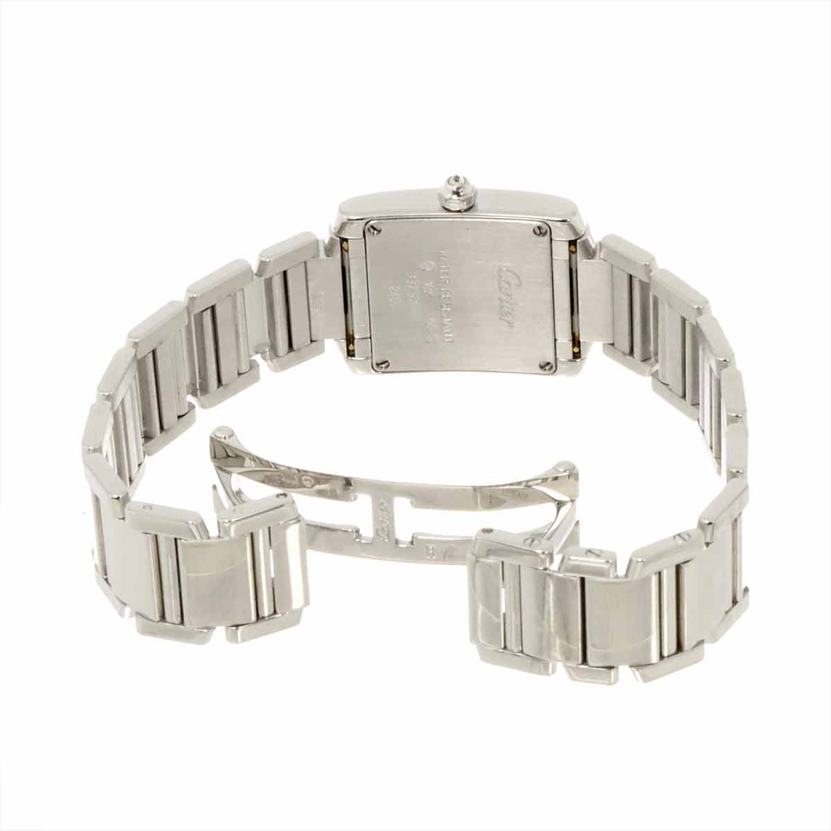 Tank Francaise SM WE100251 Diamond 750 WG Cream Dial Ladies