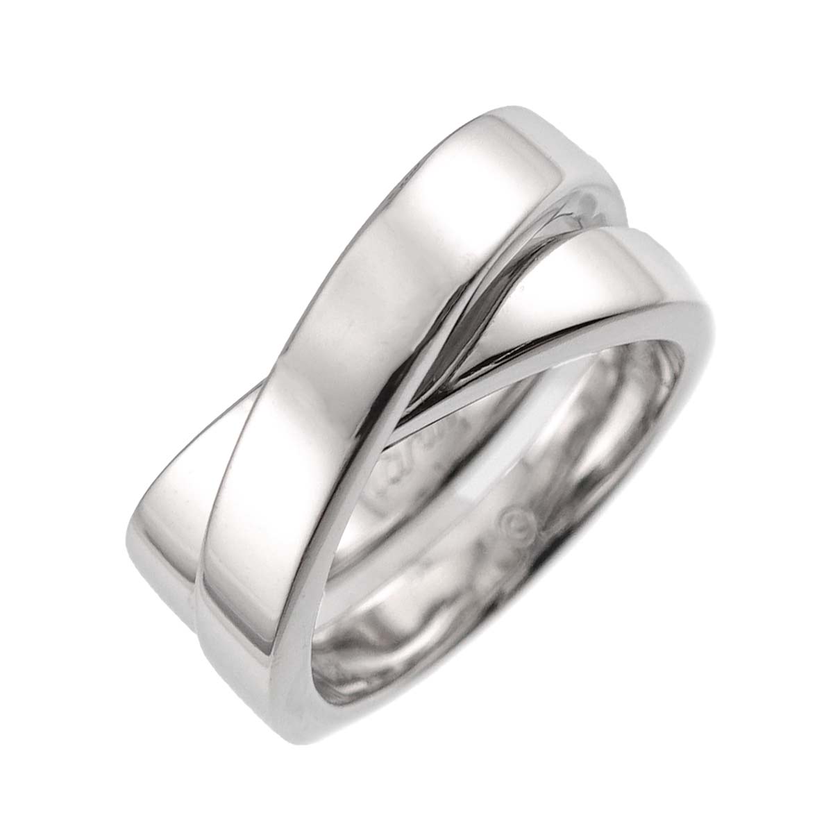 Paris Ring 18K White Gold 750 size52 6(US)
