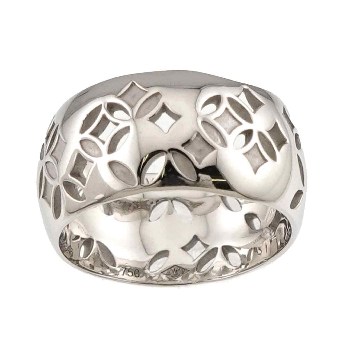 Petite Bague Galea Ring 18K WG 750 size47 4-4.5(US)