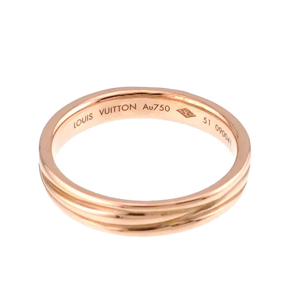 Alliance Ring K18 Pink Gold 750 Size51 5.5-5.75(US)