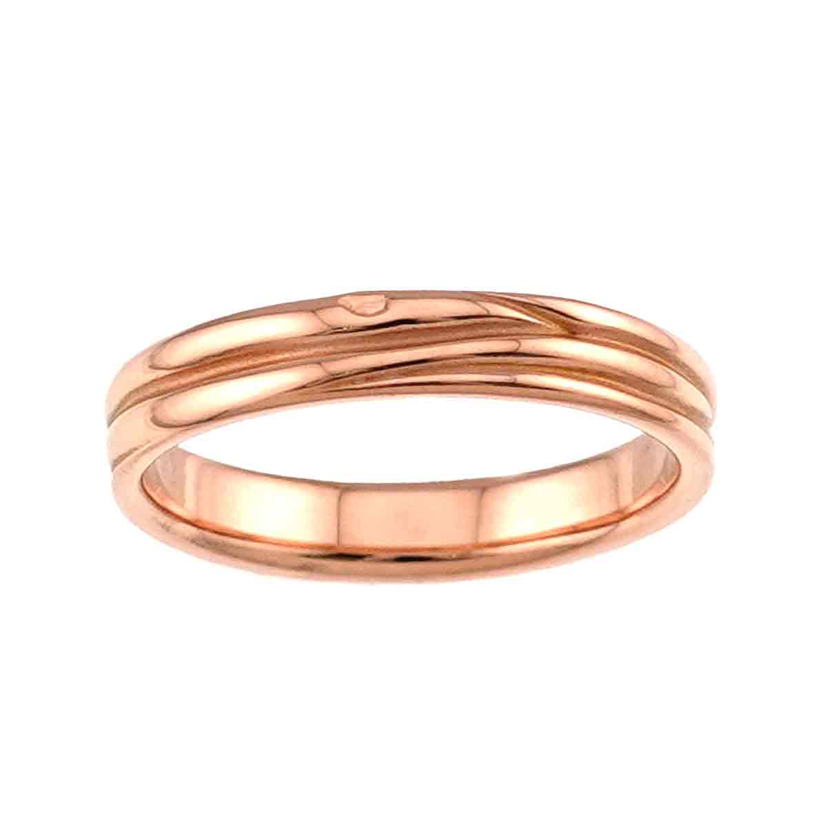 Alliance Ring K18 Pink Gold 750 Size51 5.5-5.75(US)