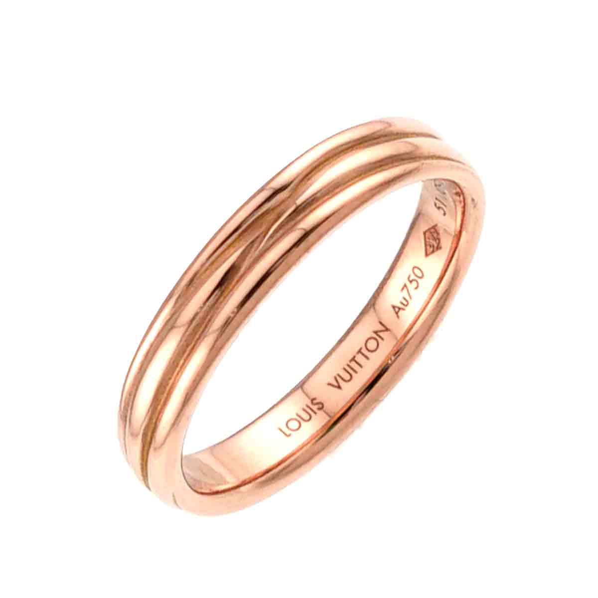 Alliance Ring K18 Pink Gold 750 Size51 5.5-5.75(US)