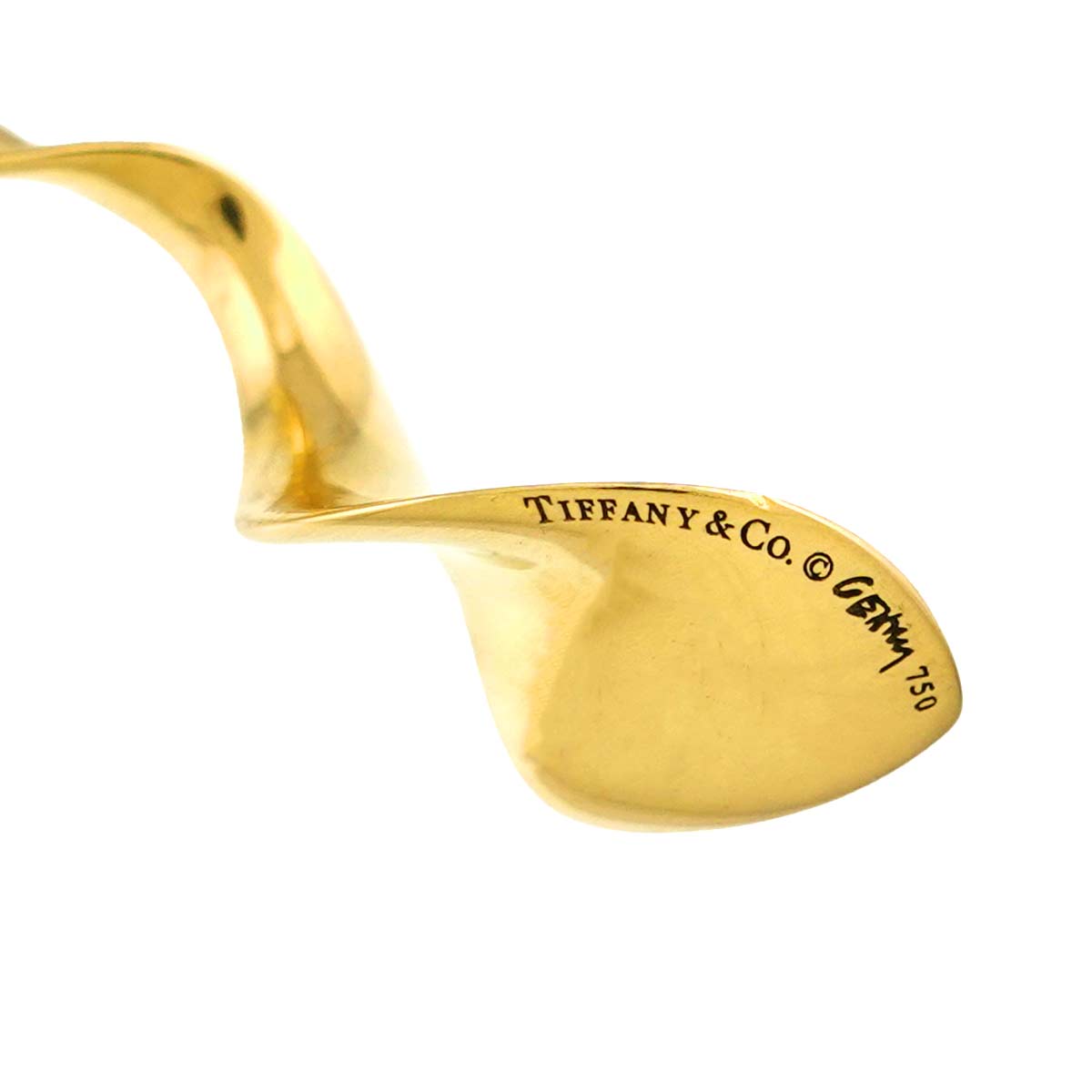 Orchiddrop Necklace 18K Yellow Gold 750