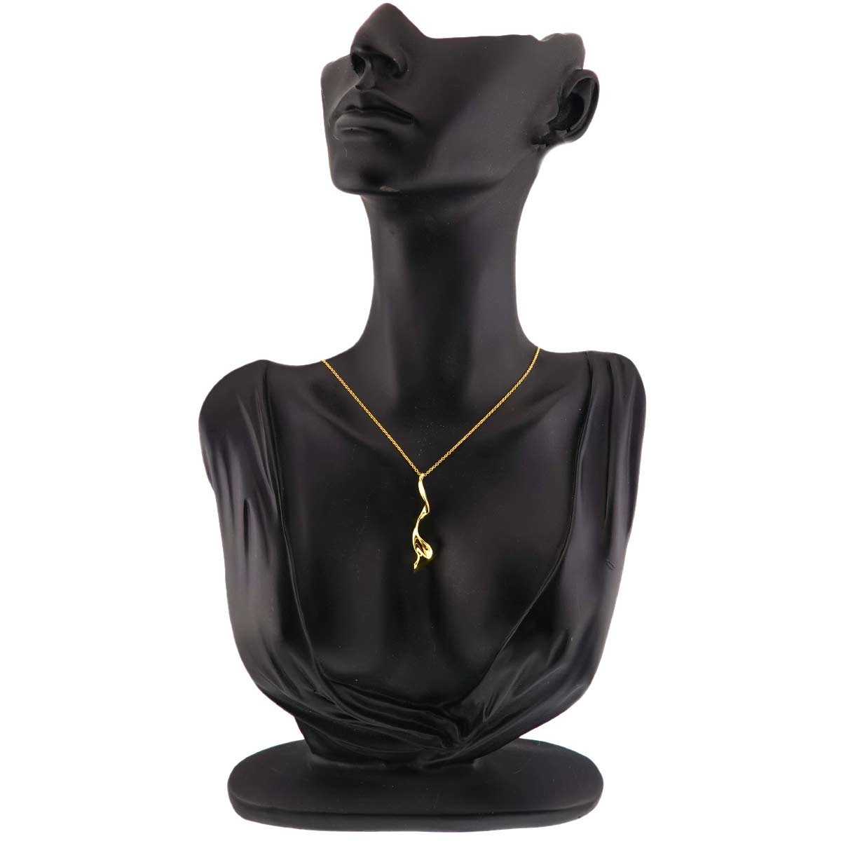 Orchiddrop Necklace 18K Yellow Gold 750