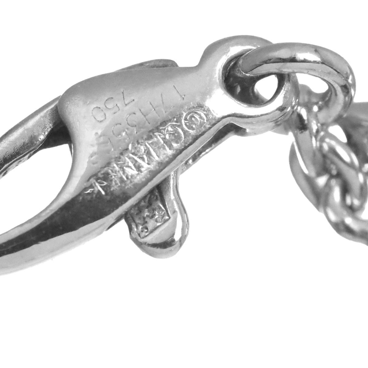 Three Symbols Bracelet 18K White Gold 750