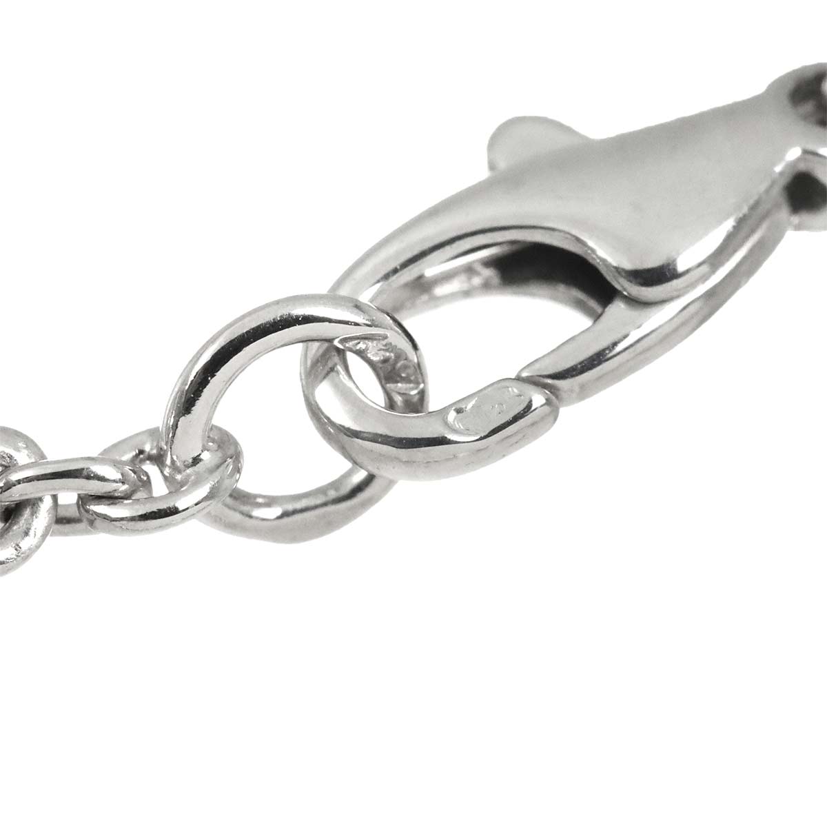 Three Symbols Bracelet 18K White Gold 750