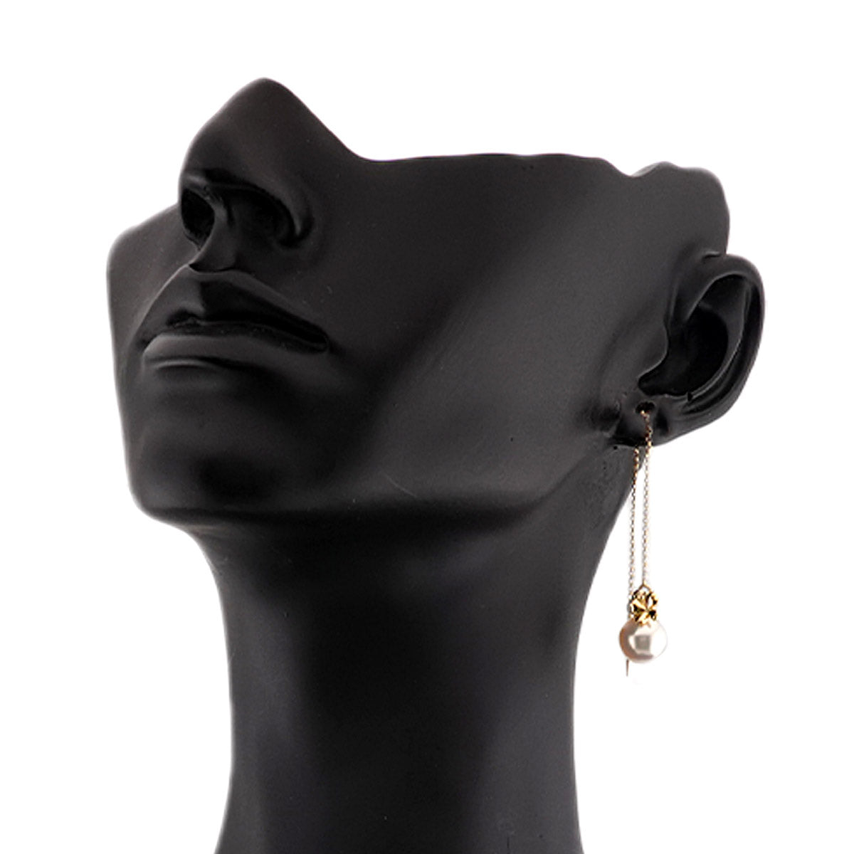 Akoya Pearl 8.1mm Earrings Pierced 18K YG 750