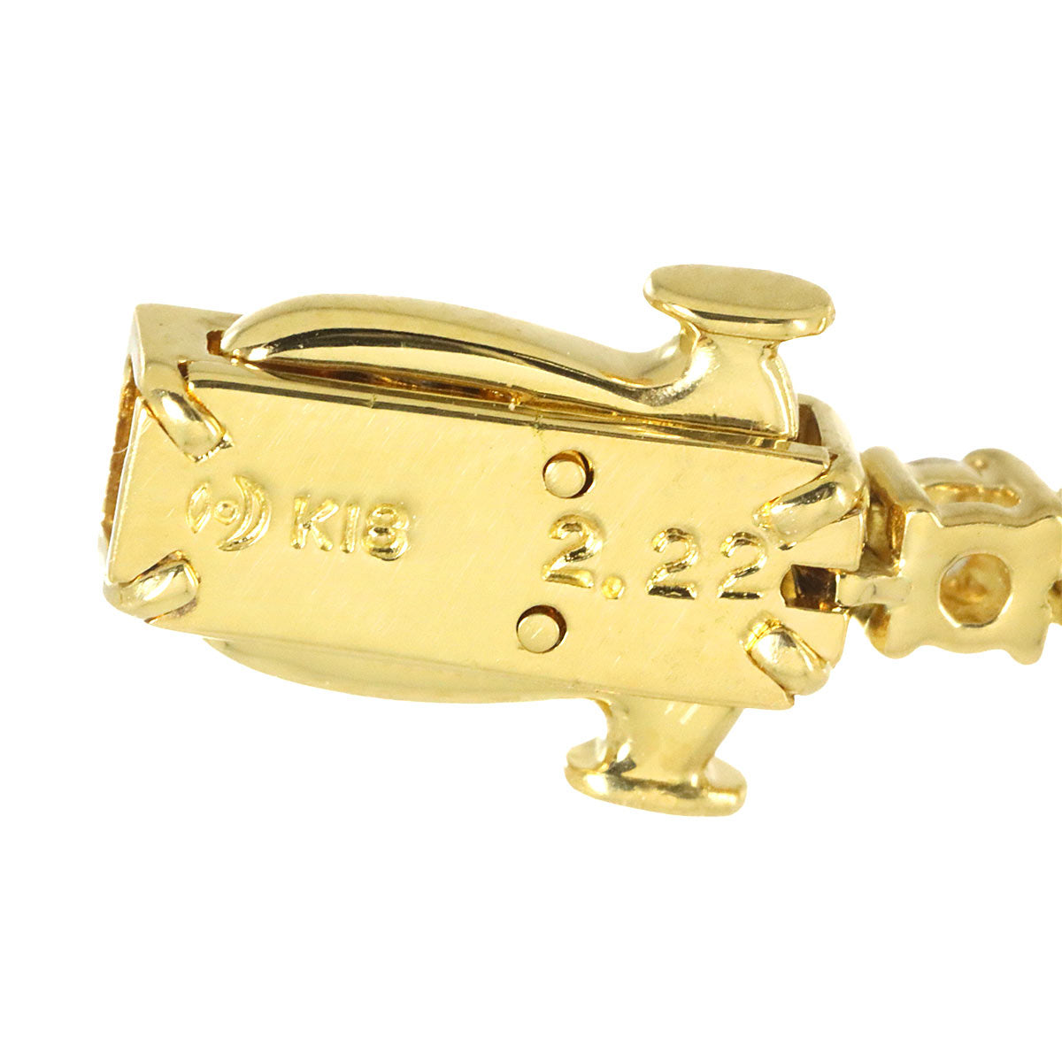 Diamond 2.22ct Bracelet 18K Yellow Gold 750