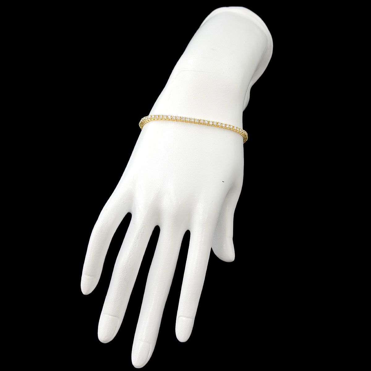 Diamond 2.22ct Bracelet 18K Yellow Gold 750