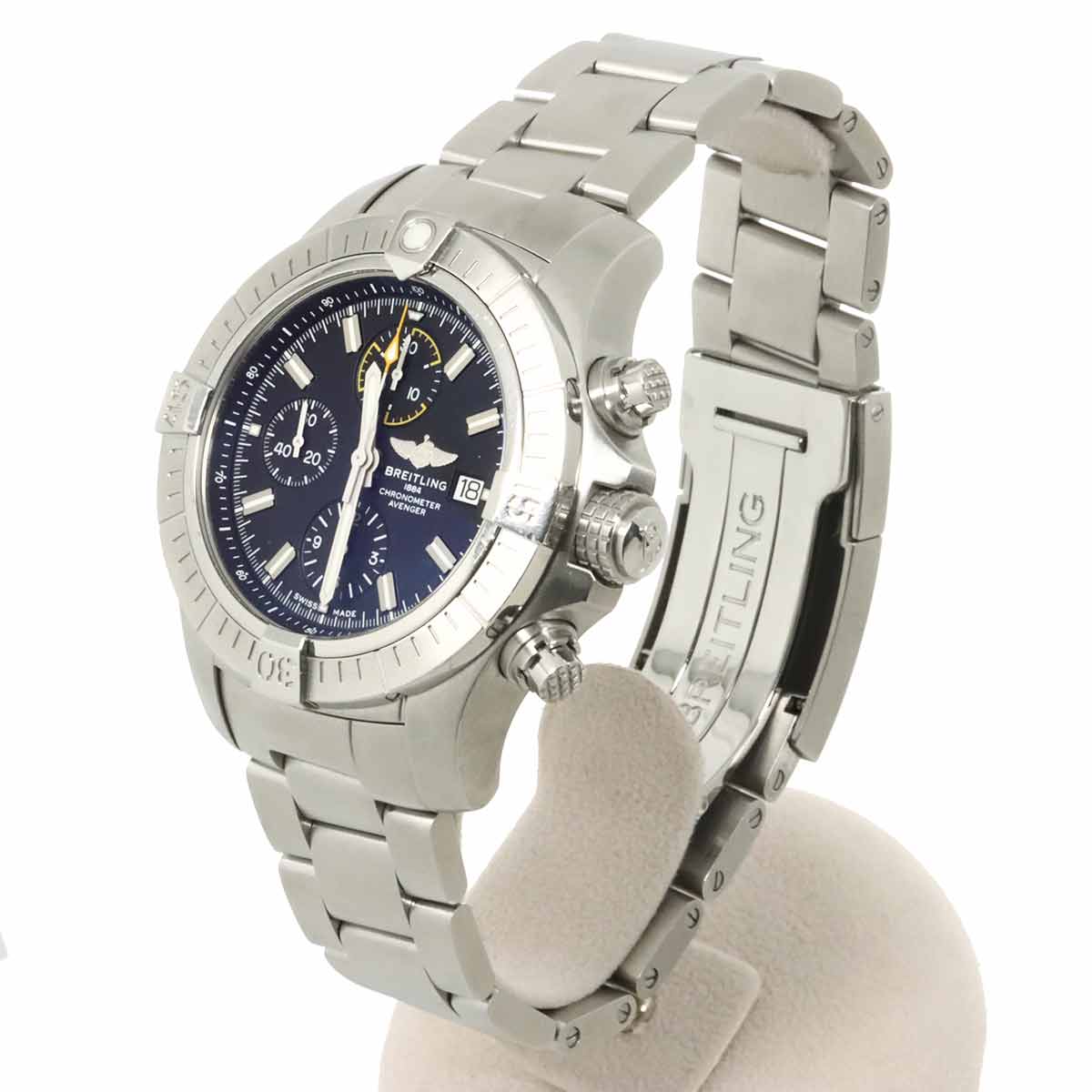Avenger A13317 Chronograph Automatic Black Dial Mens