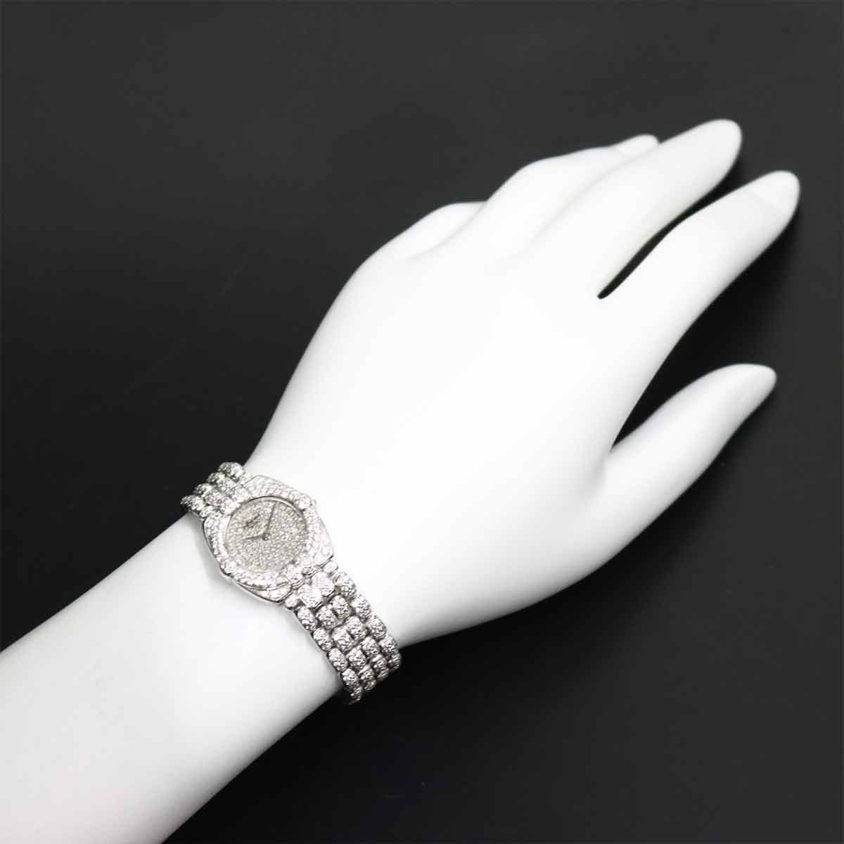 Gstaad 32/5166 K18WG Quartz Diamond Ladies Watch