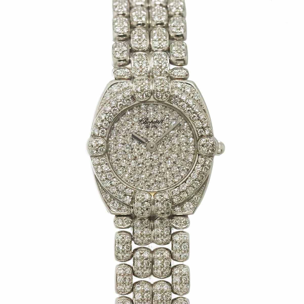 Gstaad 32/5166 K18WG Quartz Diamond Ladies Watch