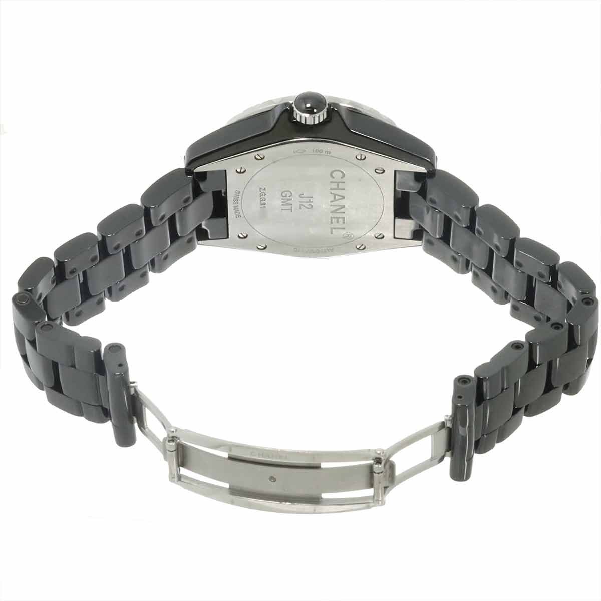 J12 GMT H3102 38mm Automatic Black Ceramic Mens Watch