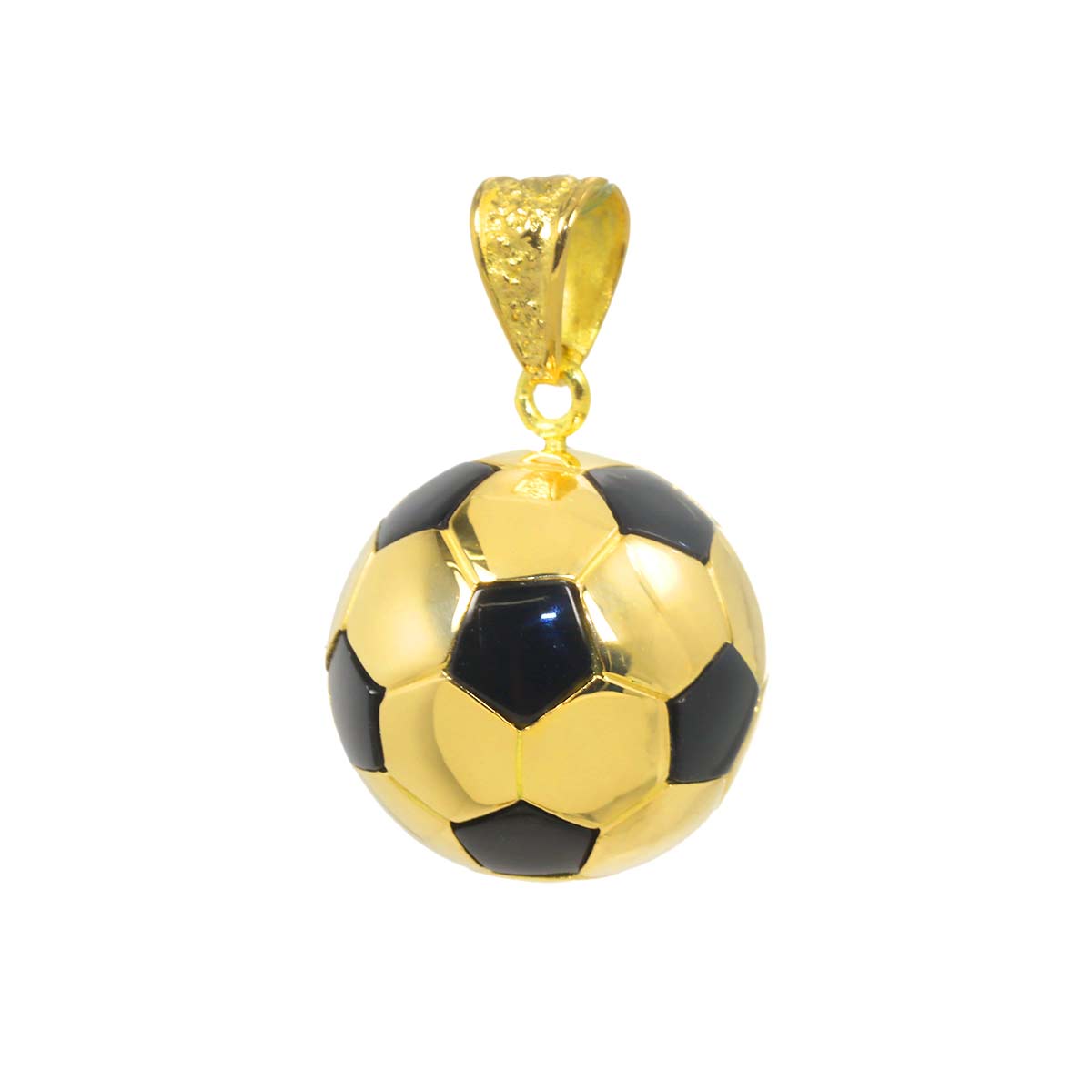 Onyx Pendant 18K YG Yellow Gold 750