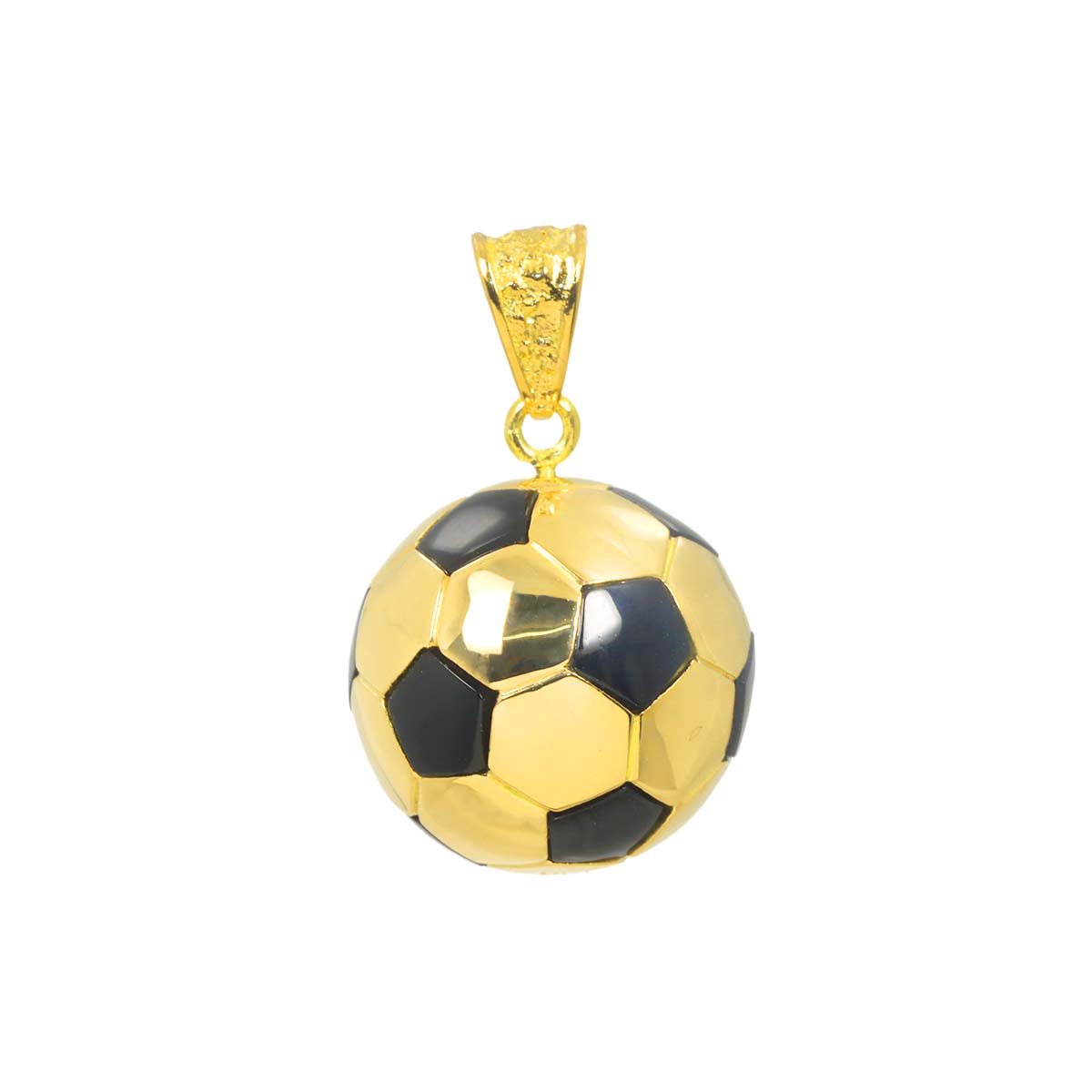 Onyx Pendant 18K YG Yellow Gold 750
