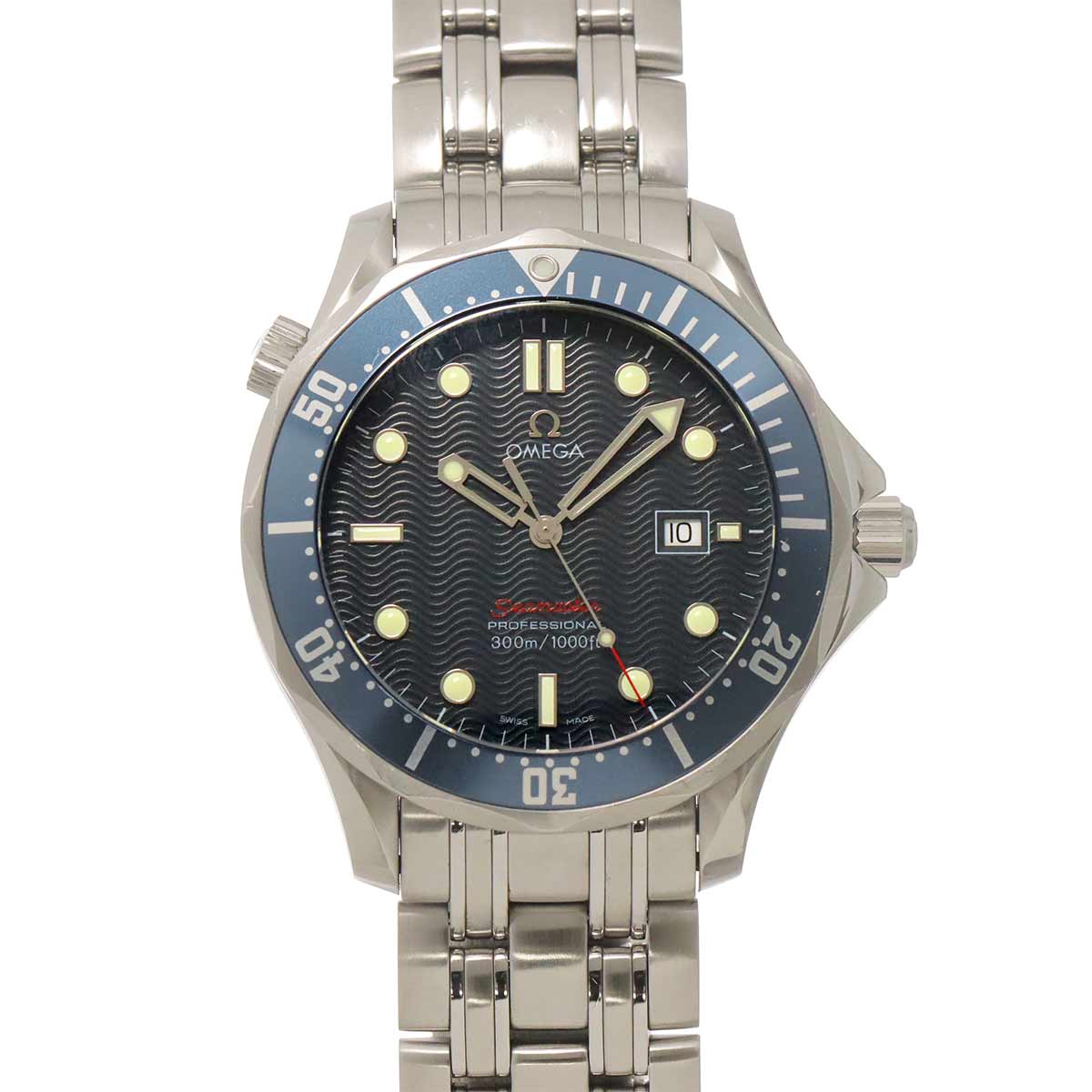 Seamaster Professional 2221 80 300m Quartz Blue Dial Mens