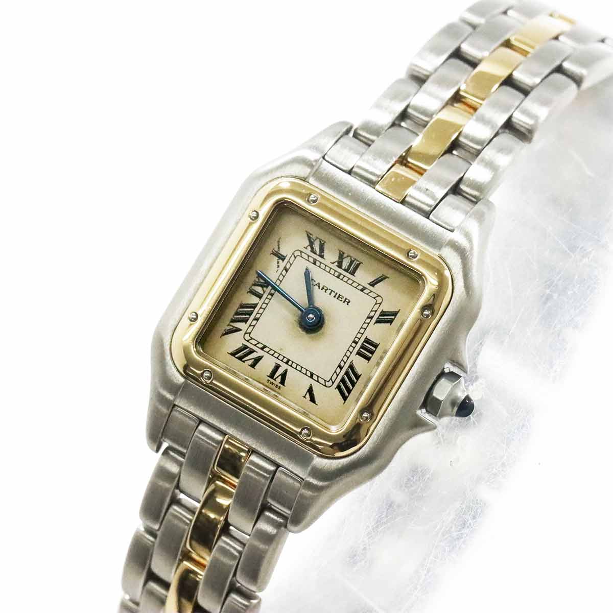 Panthere one Row SM Quartz W25029B5 YG Ladies Watch