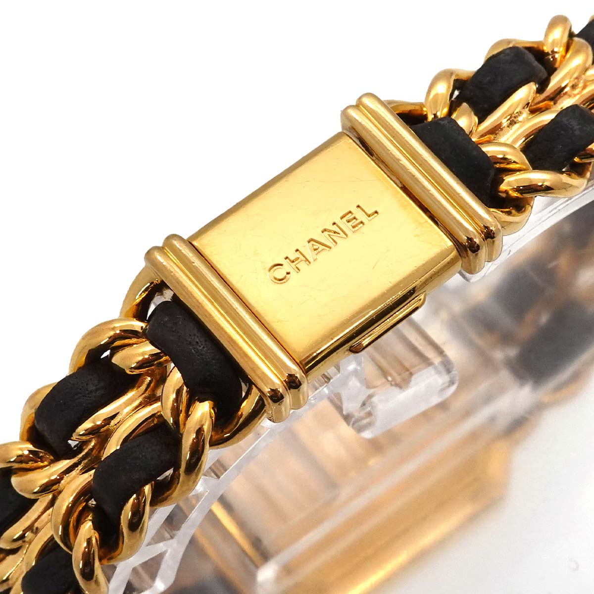 Premiere Size L H0001 Vintage Quartz Black Dial Ladies Watch