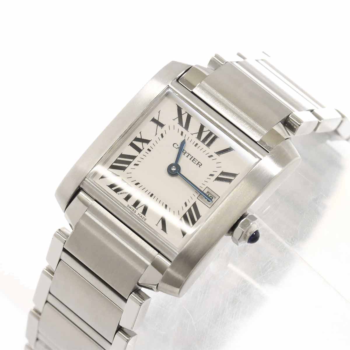Tank Francaise MM W51011Q3 Quartz cream Dial Boys Watch