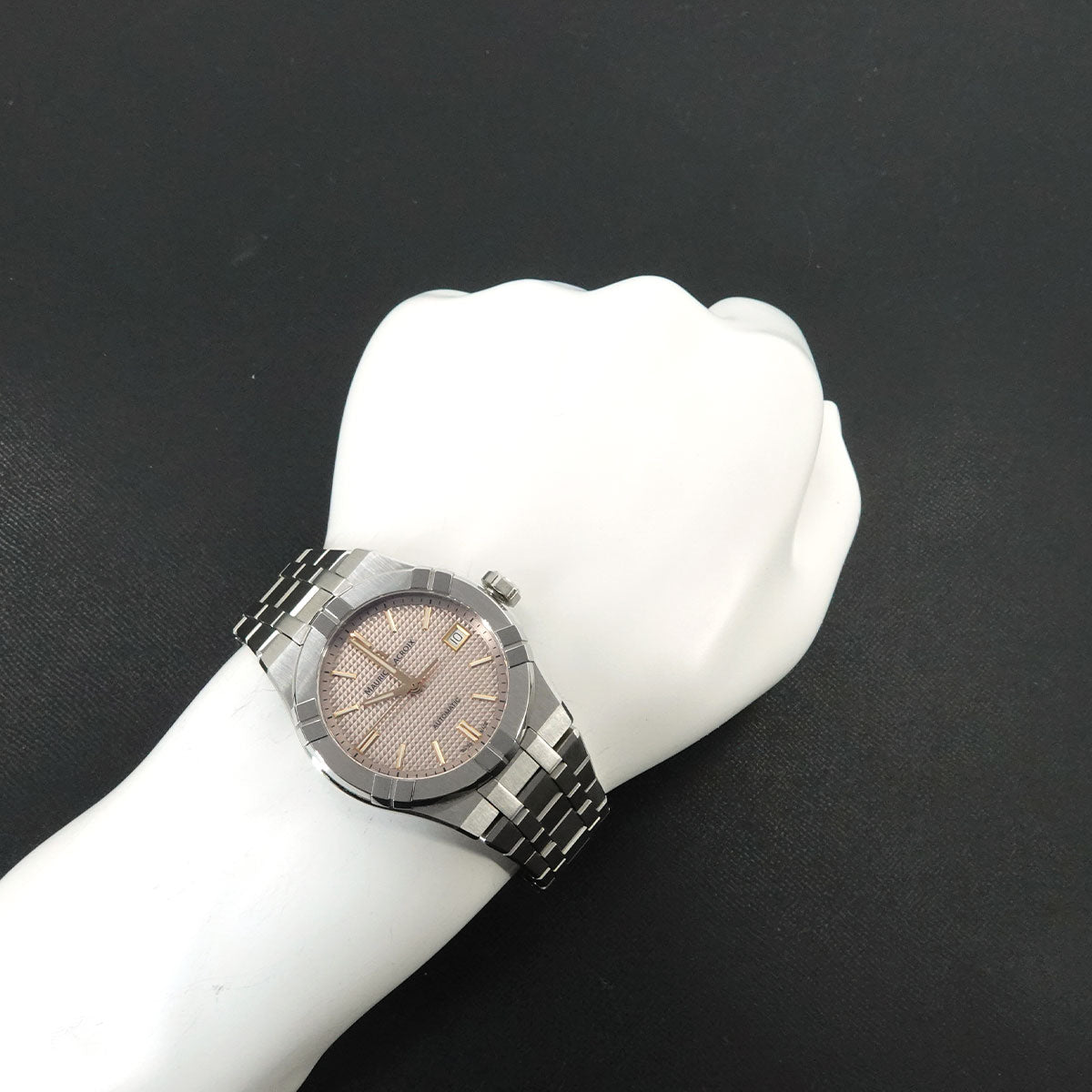 AIKON AI6007 Date Automatic Pink Dial Mens Watch