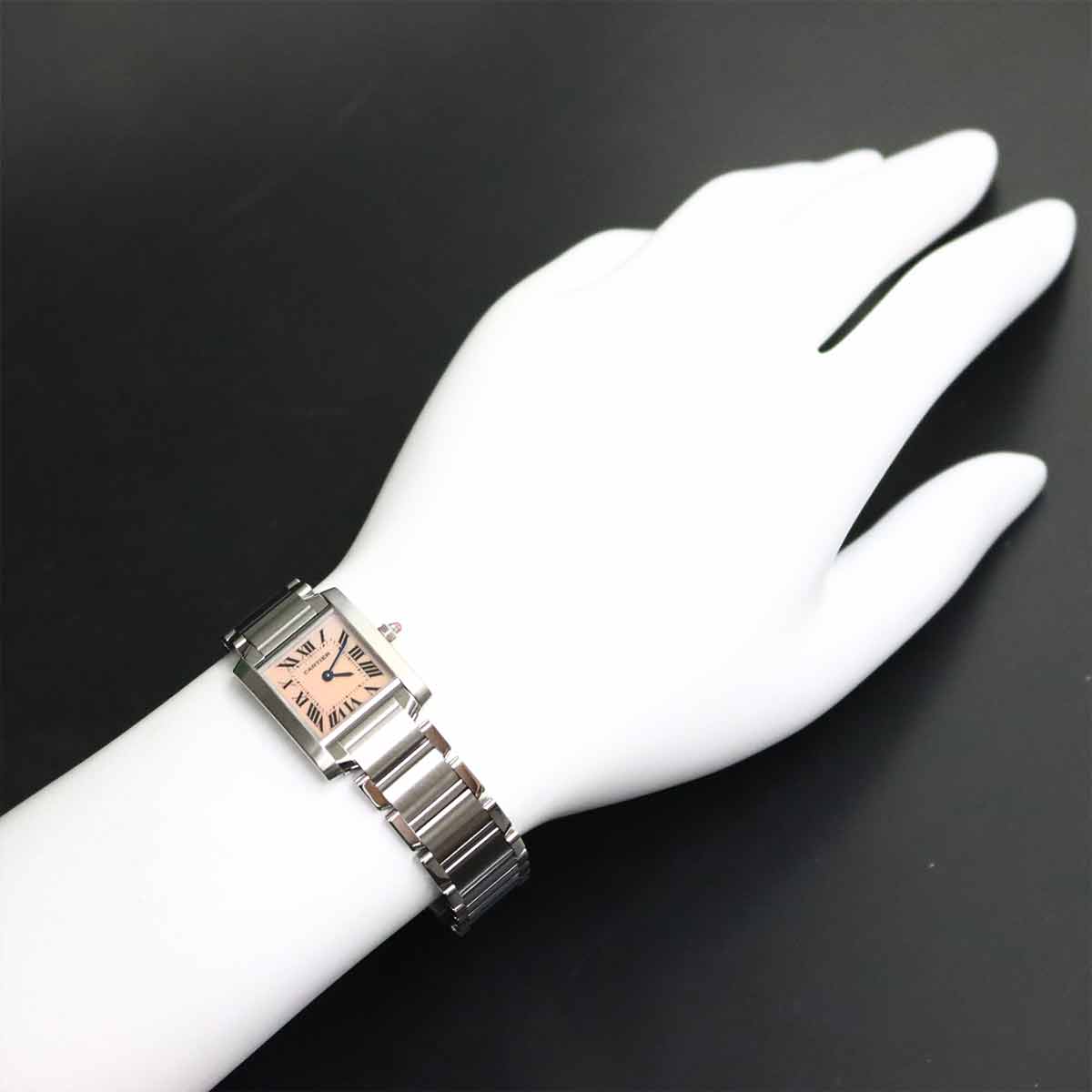 Tank Francaise SM W51028Q3 Quartz Pink Shell Dial Ladies
