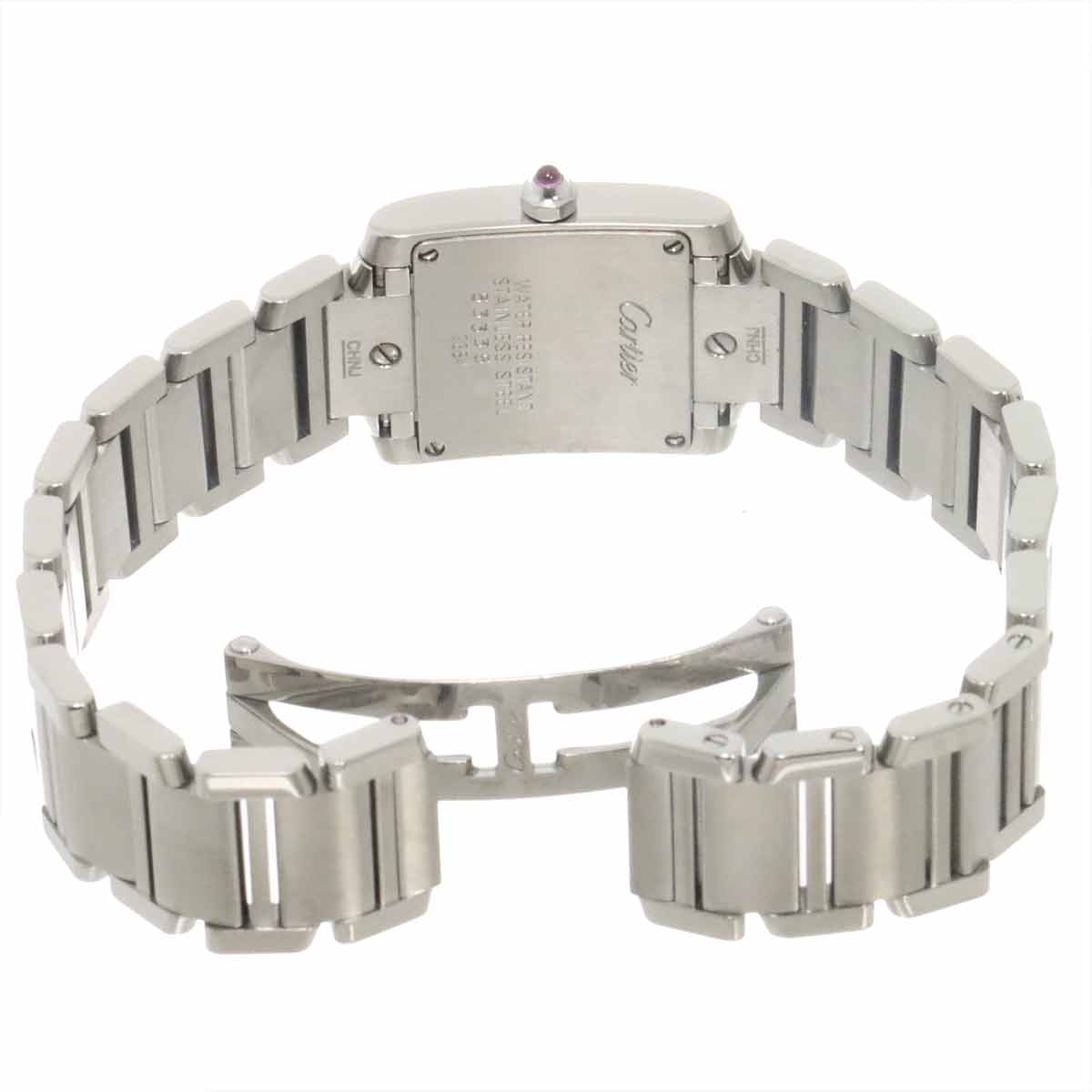 Tank Francaise SM W51028Q3 Quartz Pink Shell Dial Ladies
