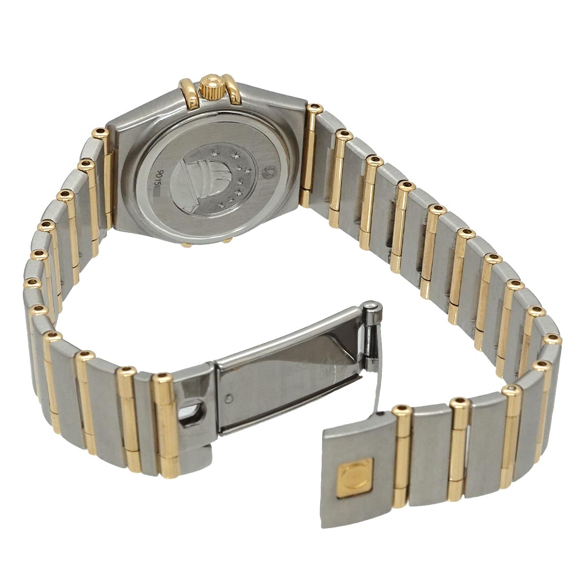 Constellation 1267.30 Bezel Diamond Silver Dial YG Watch