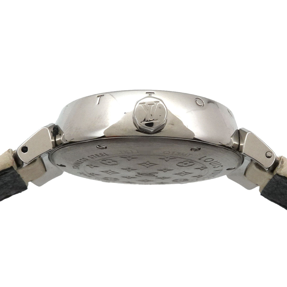 Tambour Q13MT Diamond Quartz White Shell Dial Ladies