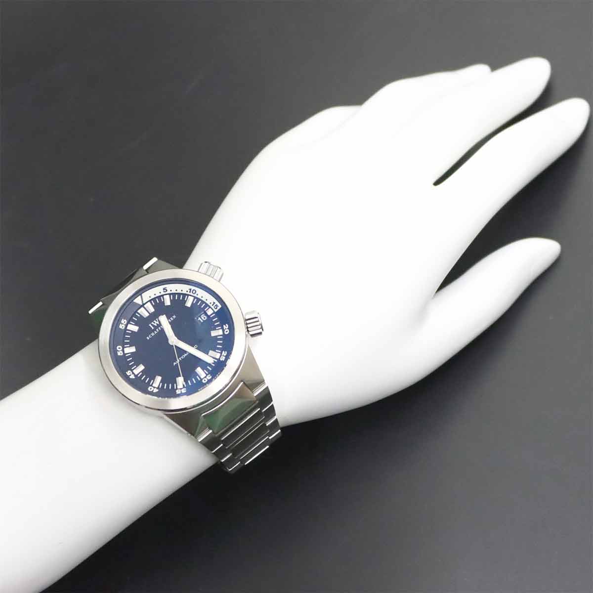 Aqua Timer IW354805 Black Dial Automatic Mens Wrist Watch