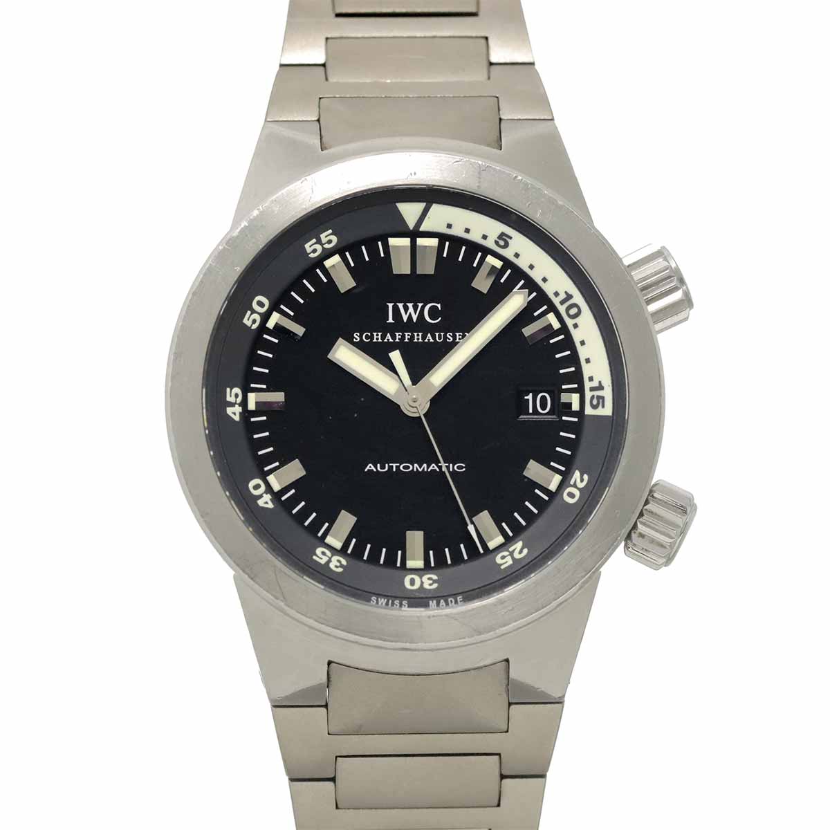 Aquatimer IW354807 Automatic Black Dial Mens Watch