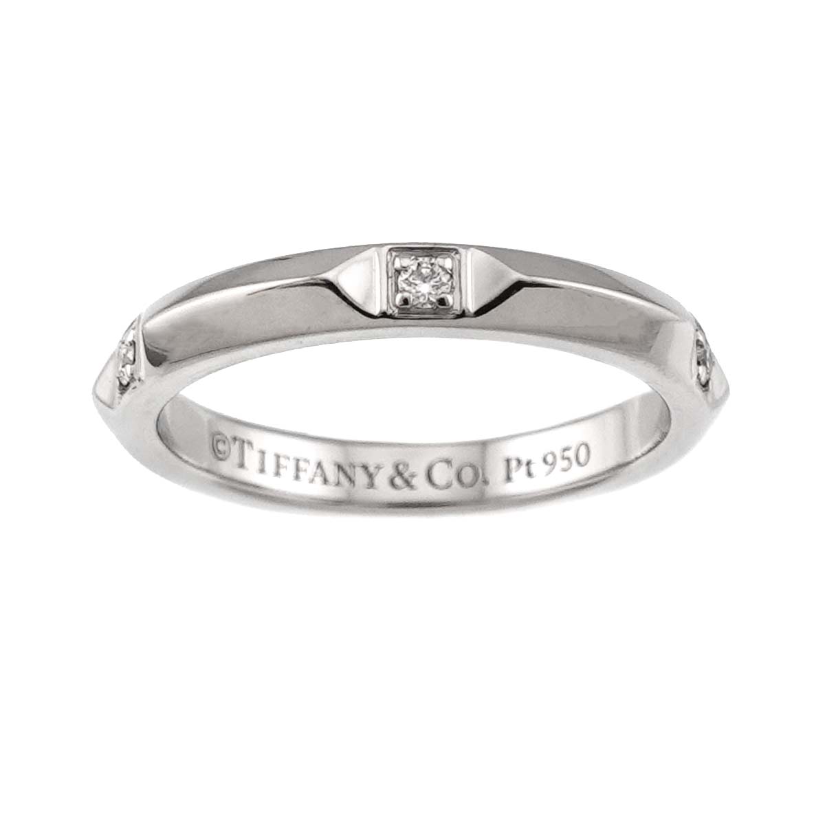 True Diamond Ring Platinum size4-4.5(US)