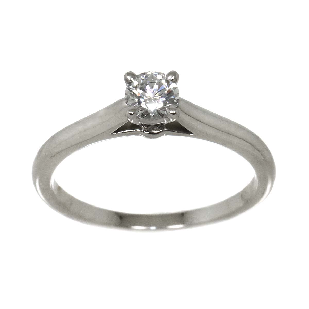 Diamond 0.24ct D/VVS2/3EX Ring Platinum size48 4.5(US)