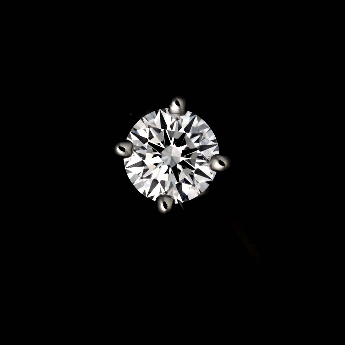 Diamond 0.24ct D/VVS2/3EX Ring Platinum size48 4.5(US)