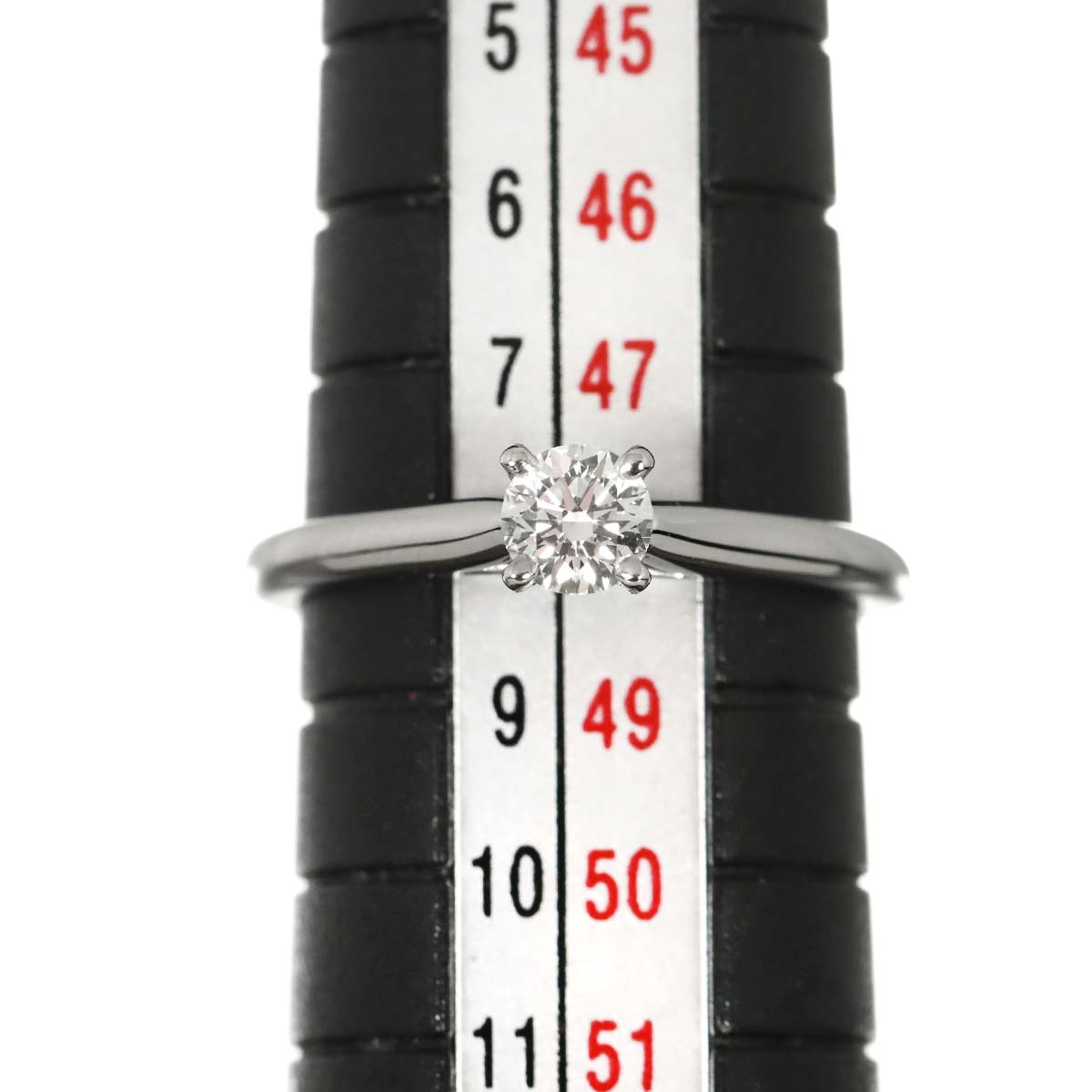 Diamond 0.24ct D/VVS2/3EX Ring Platinum size48 4.5(US)