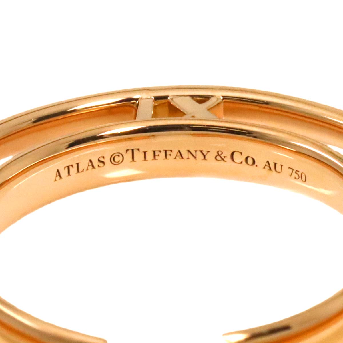 Atlas Medallion Earrings Pierced 18K Pink Gold 750