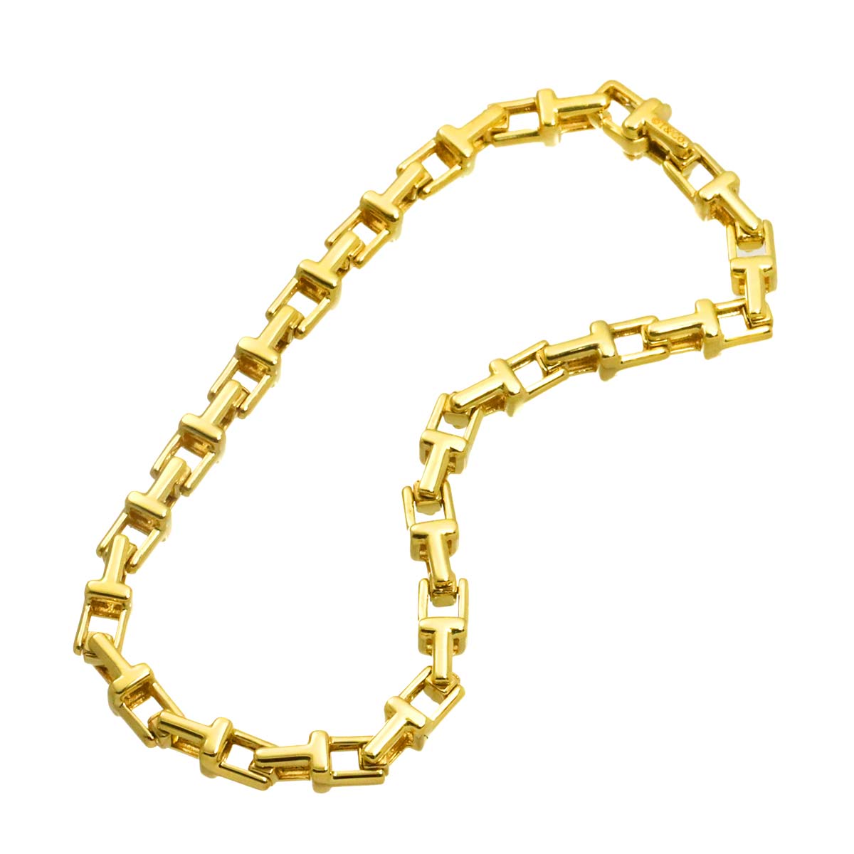 T Narrow Bracelet 18K Yellow Gold 750