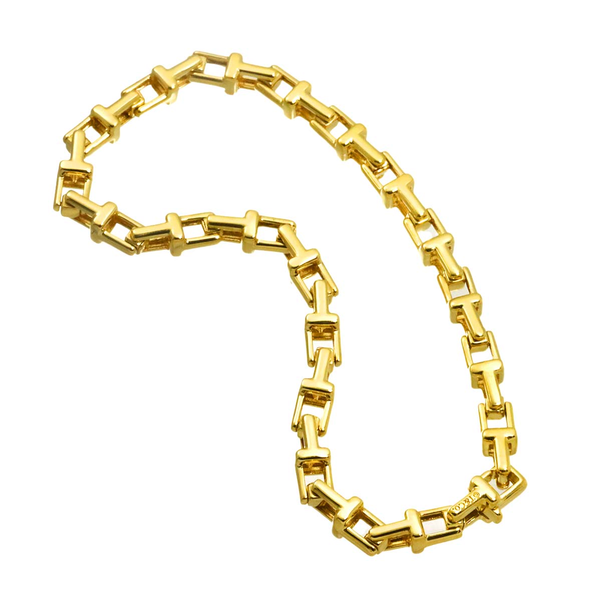 T Narrow Bracelet 18K Yellow Gold 750