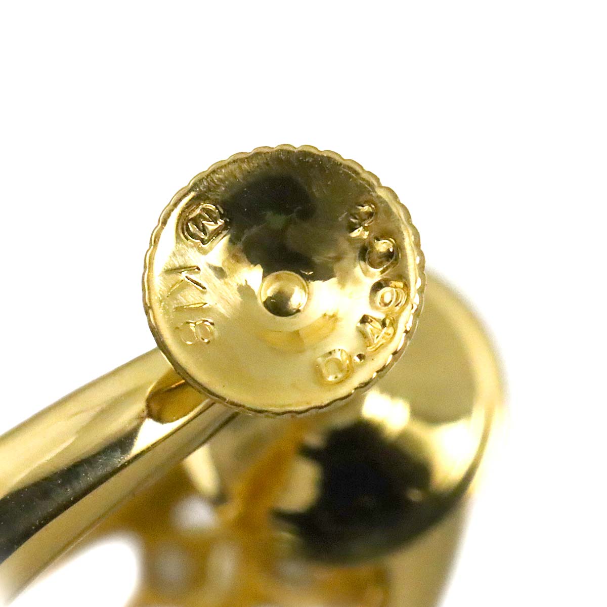 Akoya Pearl 8.1mm Diamond Earrings 18K Yellow Gold 750