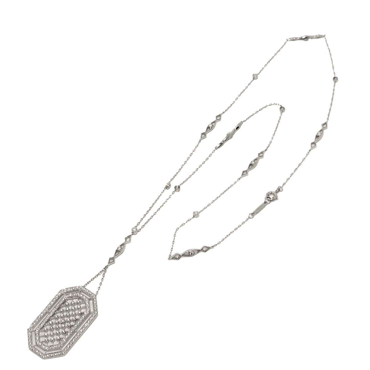 Voile Diamond Necklace Platinum