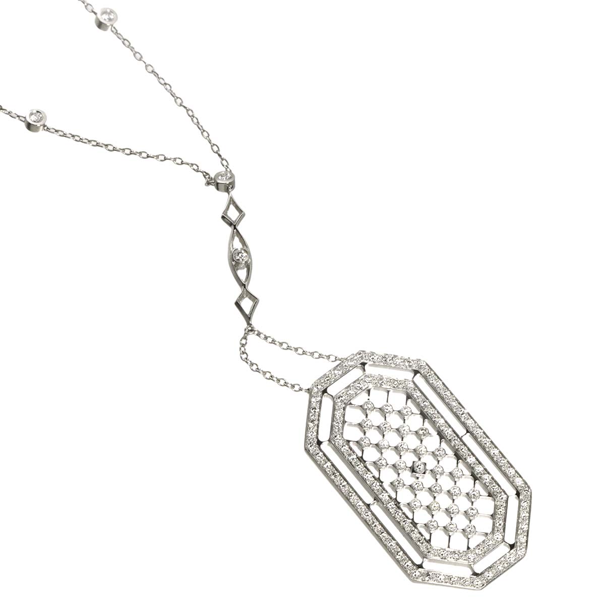 Voile Diamond Necklace Platinum